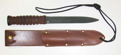 On 8155-R Trench knife,   - On 8155-R Trench knife,  