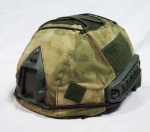 Маскировочный чехол М1330 для шлема OPS-CORE/БЗШ-ОС, мох зеленый - Чехол М1330 для шлема OPS-CORE или БЗШ-ОС. Вид спереди