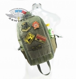 Morale patches gearslinger D16048-OD, сумка однолямочная, оливковая - Morale patches gearslinger D16048, сумка однолямочная. Цвет - оливковый