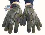 Перчатки M-Pact D2197-SP, антипорезные полнопалые с усиленной защитой, оливковый - Перчатки M-Pact D2197-5L, антипорезные полнопалые с усиленной защитой