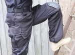 Combat pants - боевые брюки D3047 (рост до 178 см.), черные - Combat pants - боевые брюки D3047, черные. Взгляд на наколенники