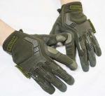 Перчатки M-Pact D2197, полнопалые с усиленной защитой, оливковый - Перчатки M-Pact D2197, полнопалые с усиленной защитой. Оливковые
