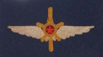 Знак инженероно-технического состава ВВС РККА (1942-1943), RKK11 - Вышитый знак инженероно-технического состава ВВС РККА (1942-1943),