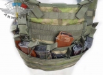 Commando chest rig - боевой нагрудник, D029-FG, мох зеленый - Commando chest rig - боевой нагрудник, D029-FG, мох зеленый. Фрагмент. Виден карман на "молнии"