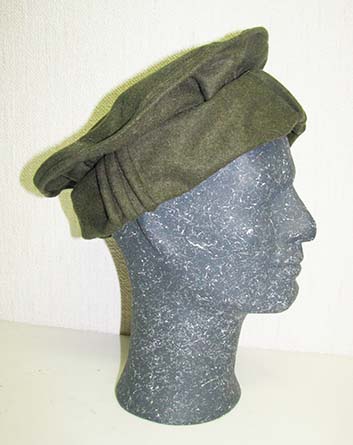 Afghani traditional cap (pockal), M2109 - Afghani traditional cap (pockal), цвет темно-зеленый (болотный)