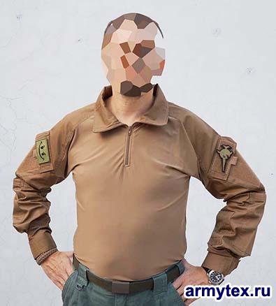 Combat shirt   D1603-CB, coyote brown,  , ,  , , ,  